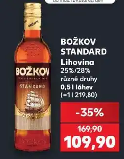 Kaufland BOŽKOV STANDARD nabídka