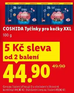 Lidl COSHIDA Tyčinky pro kočky XXL nabídka