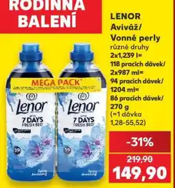 Kaufland LENOR Aviváž / Vonné perly nabídka