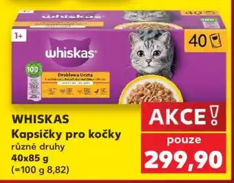 Kaufland Whiskas kapsičky pro kočky nabídka