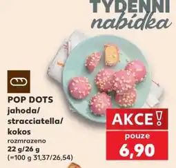 Kaufland POP DOTS jahoda/stracciatella/kokos nabídka