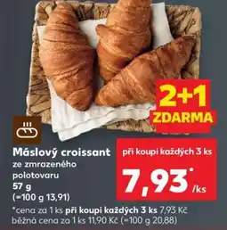 Kaufland Máslový croissant nabídka