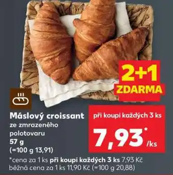 Kaufland Máslový croissant nabídka