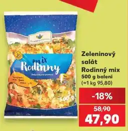 Kaufland Zeleninový salát rodinný mix 500 g balení nabídka