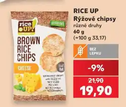Kaufland RICE UP Rýžové chipsy nabídka