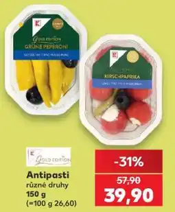 Kaufland Antipasti nabídka