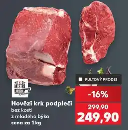 Kaufland Hovězí krk podplečí nabídka