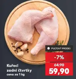 Kaufland Kuřecí zadní čtvrtky nabídka