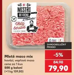 Kaufland Mleté maso mix nabídka