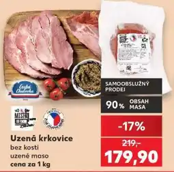 Kaufland Uzená krkovice nabídka