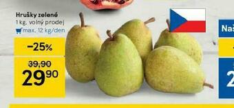 Tesco Hrušky zelené nabídka