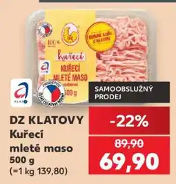 Kaufland DZ KLATOVY Kuřecí mleté maso nabídka
