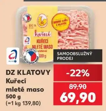 Kaufland DZ KLATOVY Kuřecí mleté maso nabídka