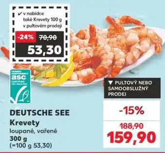 Kaufland DEUTSCHE SEE Krevety nabídka