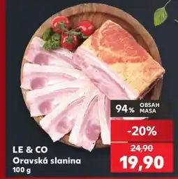 Kaufland LE&CO ORAVSKÁ SLANINA nabídka
