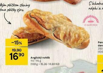 Tesco Anglický rohlík nabídka