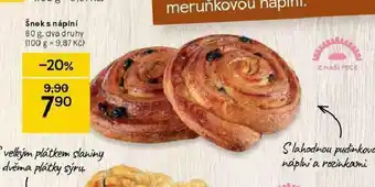 Tesco Šnek s náplní nabídka