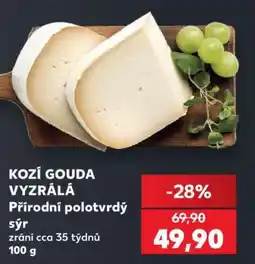 Kaufland KOZÍ GOUDA VYZRÁLÁ nabídka