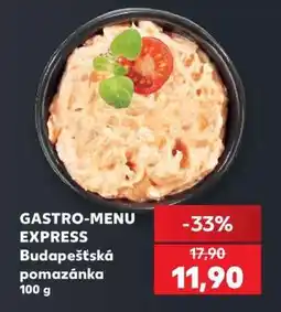 Kaufland GASTRO-MENU EXPRESS Budapešťská pomazánka 100 g nabídka