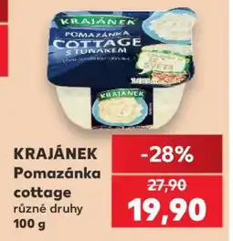 Kaufland KRAJÁNEK Pomazánka cottage nabídka