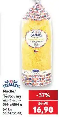 Kaufland Jarmark Nudle/Těstoviny nabídka