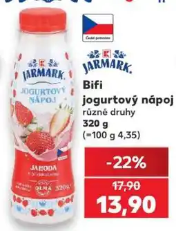 Kaufland Bifi jogurtový nápoj nabídka