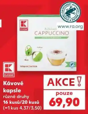 Kaufland Kávové kapsle nabídka