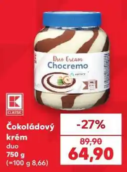 Kaufland Čokoládový krém duo nabídka