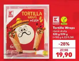 Kaufland Tortilla Wraps nabídka
