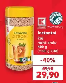 Kaufland Instantní čaj nabídka