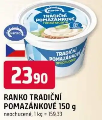Trefa Ranko tradiční pomazánkové nabídka