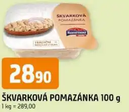 Trefa Škvarková pomazánka nabídka