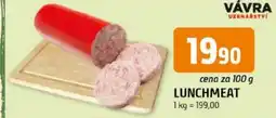 Trefa LUNCHMEAT nabídka