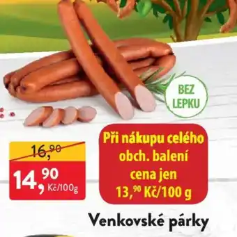 MP Krásno Venkovské párky nabídka