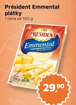 Můjobchod Président Emmental plátky nabídka