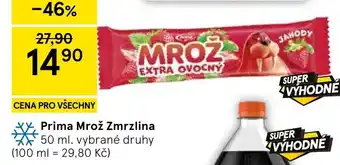 Tesco Prima Mrož Zmrzlina nabídka