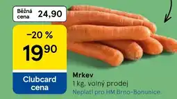 Tesco Mrkev nabídka
