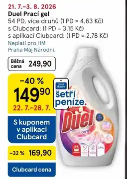 Tesco Duel Prací gel nabídka