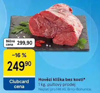 Tesco Hovězí kližka bez kosti nabídka