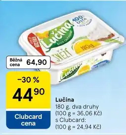 Tesco Lučina nabídka