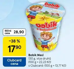 Tesco Bobík Maxi nabídka