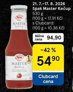 Tesco Spak Master Kečup nabídka