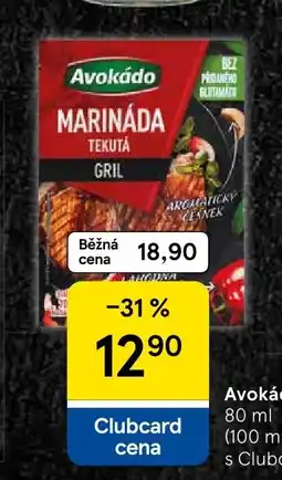 Tesco Avokádo Marináda nabídka