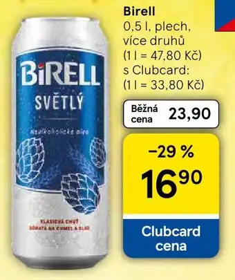 Tesco Birell nabídka