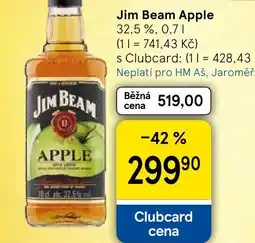 Tesco Jim Beam Apple nabídka