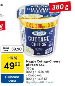 Tesco Meggle Cottage Cheese přírodní XXL nabídka