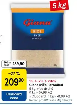 Tesco Giana Rýže Parboiled nabídka