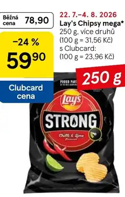 Tesco Lay's Chipsy mega nabídka