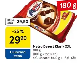 Tesco Metro Dezert Klasik XXL nabídka