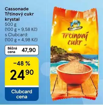 Tesco Cassonade Třtinový cukr krystal nabídka